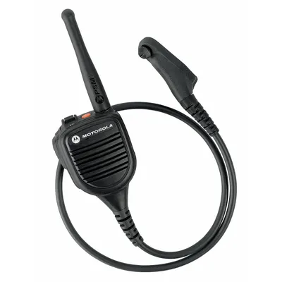 MOTOROLA Microphone: Fits Motorola, For APX 6000/APX 7000 Series, 3.5 mm Jack, 18 in Cord - Motorola-Compatible Microphones & Speakers