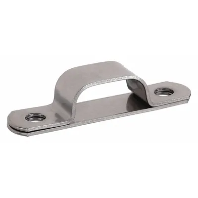 DIXIE Tube Clamp: 316 Stainless Steel, For 1/4 in Copper Tube (MPN 402) - Standard Strap Clamps