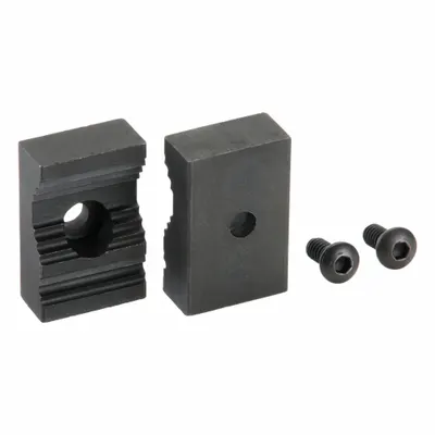 WESTWARD Replacement Pipe Jaws: Steel, (2) Screws - Screw-In Pipe Jaws