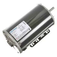 Open drip proof (ODP) enclosure. 1 hp, 1725 RPM, 3-phase motor for 208-230/460V AC supply. Full load current 3.2-3.0/1.5 A at 60 Hz. Rigid base mount for fixed industrial installations such as pumps, fans, conveyors, and machine tools.