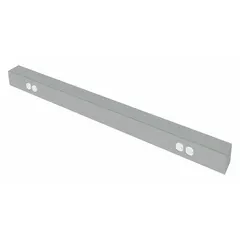 This 4 ft aluminum wire raceway organizes and protects electrical wiring in laboratory, industrial, and commercial workstations. It includes an 8 ft black power cord with plug for convenient power distribution. Designed for use with lab furniture raceways and apron rails.