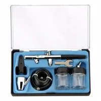 SPEEDAIRE Air Brush Kit: 7 mL_22 mL Cup Capacity, 0.3 cfm @ 40 psi, 50 psi Max Working Pressure