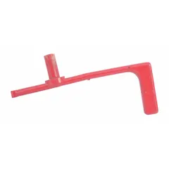 Replacement limit paddle for Dayton electric wire rope hoists, compatible with model 4GU72. Used in the limit switch assembly to control travel limits and prevent over-travel during lifting operations.