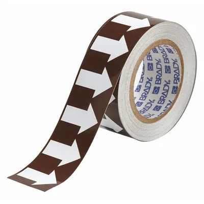 BRADY Pipe Marker Directional Flow Arrow Banding Tape