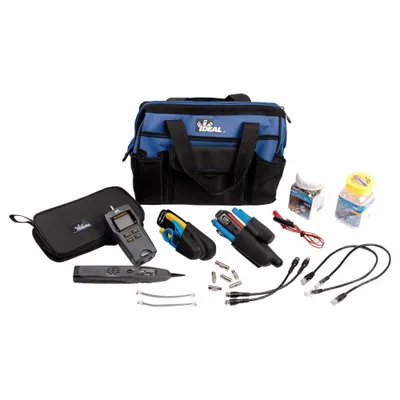 IDEAL Master Tool Set: 16 Total Pcs, Electrical and Telecom Tools, Tool Bag - Communications Tool Sets