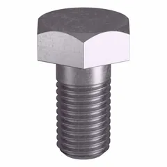 Structural bolt, Grade B8 stainless steel, 3/4"-10 thread size, plain finish. Meets ASTM A193 material quality and ASME B18.2.1 dimensional standards. Used in high-temperature and high-pressure applications such as flanged connections, pressure vessels, and valve assemblies.