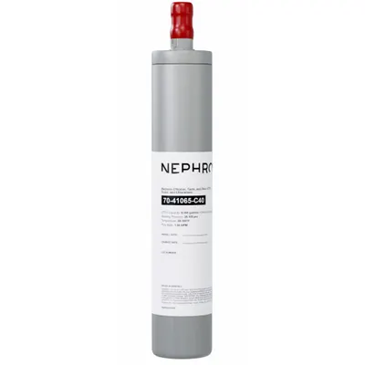 NEPHROS Quick-Connect Water Filter: 1 micron, 1.4 gpm, 14 3/4 in Overall Ht - Quick Connect Multi-Purpose Water Filters