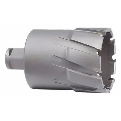 MILWAUKEE Annular Cutter: 2 in Cutter Dia, 2 in Max Cutting Dp, Bright, Carbide - Carbide-Tipped Annular Cutters for Toughest Materials