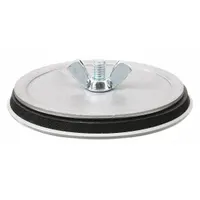 HOFFMAN Hole Seal: Steel, 1 1/4 in Conduit Hole Size, For 1.69 in Hole Dia - Max, Steel, 3R, Gray (MPN AS125)