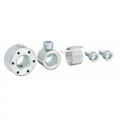 Replacement fix ring and spring kit for Dayton platform lift trucks. Used to secure and tension components in the platform assembly during maintenance or repair. Compatible with models 2MPT2, 2MPT3, 2MPT4, 2MPT5, 2MPT6, 2MPT7, 2MPU5, 2MPU6, 2MPU7, 2MPU8, and 2MPU9.