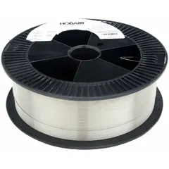 Stainless steel filler metal for MIG welding, AWS ER316/316L classification. Supplied on a 30 lb spool, 0.035 in diameter. As-welded yield strength 58 ksi, tensile strength 86 ksi. Used for welding 316 and 316L base metals in applications requiring corrosion resistance.