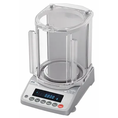 A&D WEIGHING Compact Bench Scale: 3,200 g Capacity, 0.01 g Readability, 0.01 g Repeatability - Precision Lab Balances