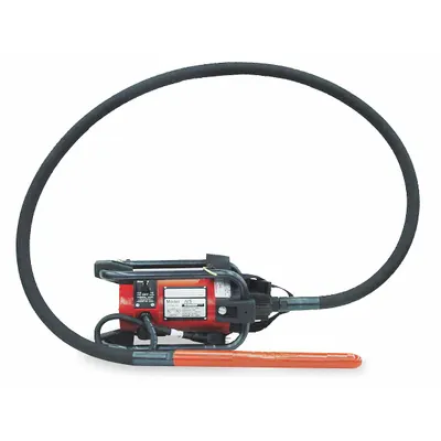 VIBCO Electric Vibrator: 2 1/2 hp, 14 ft Shaft Lg, 2 in Head Dia, 22 in Radius of Vibration - Corded Concrete Vibrators