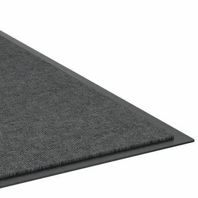 ABILITY ONE Loop Pile Scraper Mat, 4 ft x 6 ft, Gray - Loop Pile Scraper Mats