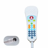 CREST HEALTHCARE SUPPLY Digital Pillow Speaker: 3 3/16 in Overall Wd, 8-Pin DIN, 30V DC (MPN EN0401EXAEA014AE1)