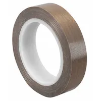 TAPECASE Cloth Tape: 1 in Wd, 36 yd Lg, 4.7 mil Thick, Silicone, Polyethylene Coated Cloth, Brown