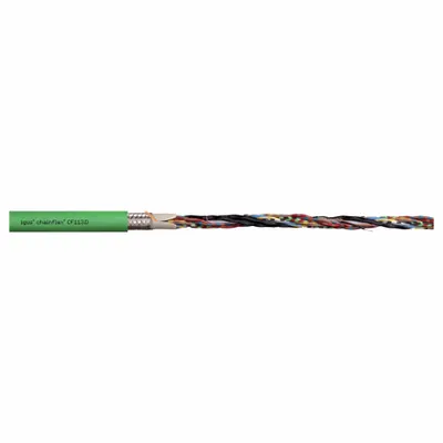CHAINFLEX Measuring System Cable: Green, PUR Jacket - Servo Motor Feedback Cables