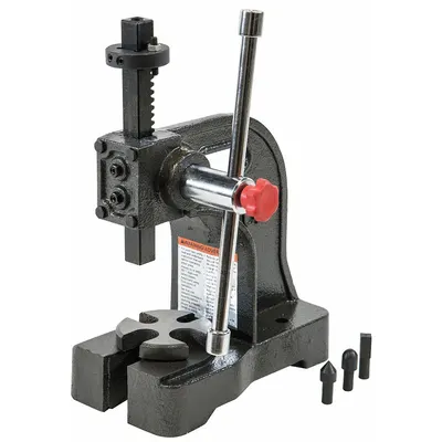 PALMGREN Arbor Press: 3 ton Force in Tons, 12 1/2 in Swing (In.), 6-5/8 x 7-1/2 in (MPN 9661301) - Hand and Power Tools