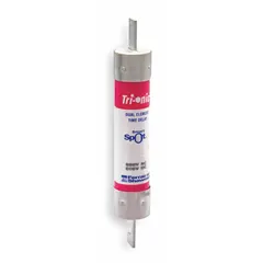 The MERSEN TR175RID is a Class RK5 time-delay blade fuse rated for 175 A at 250 V AC and 250 V DC. Part of the TR-RID series, it features an indicating function for visual blown-fuse detection. This fuse provides overcurrent protection in motor, transformer, and lighting circuits.