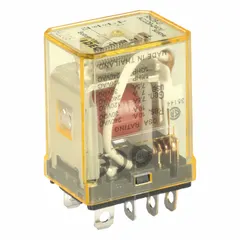 Relay for commercial ice machines, used to control electrical switching in control circuits for components such as compressors and fans.