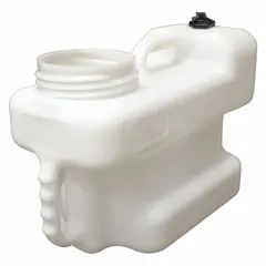 This TRICO oil storage container is made of clear plastic for easy fluid-level monitoring. With a 3-gallon capacity and 11-inch height, it is suited for storing and dispensing industrial oils and lubricants in machine shops, manufacturing plants, and maintenance facilities.