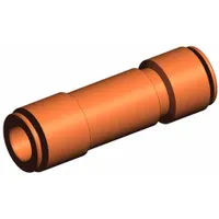 SMC Pneumatic Check Valve: Straight, 1/2 in Tubing, 1/2 in Tubing, 1 MPa Max. Pressure (MPN AKH13-00)