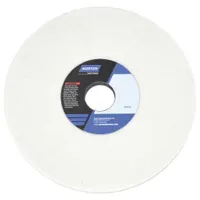 Type 1 straight grinding wheel for light-to-moderate grinding of tool steels. Measures 7" diameter x 1/2" thickness with 1-1/4" arbor hole. Specification 38A46-JVBE with J hardness. Sold in a 5-pack. Commonly used for deburring, sharpening, and surface blending on hardened steel components in metalworking and fabrication applications