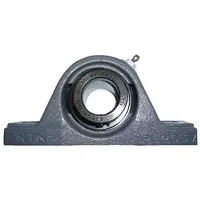 NTN Pillow Block Bearing: 2 15/16 in Bore, Cast Iron, Eccentric Collar, 3 1/4 in Shaft Ht, 2,100 RPM (MPN UELP-2.15/16M)