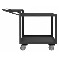 APPROVED VENDOR Utility Cart: 1,200 lb, 2 Shelves, 48 in L x 18 in W x 40 in H Overall Dim, Flat (MPN OPCFS-1832-2-TLD-95)
