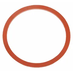 Rubber gasket for use with ZURN interceptors. Measures 3-3/4 inches overall length and width, 1/8 inch thickness. Creates a watertight seal between interceptor components.
