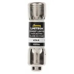 600 mA, 600 V AC fast-acting fuse with single-element melamine body. Non-indicating, 13/32 in x 1 1/2 in size. For branch circuit protection in electrical panels and power distribution systems.
