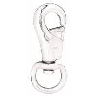 LUCKY LINE PRODUCTS Animal Tie Snap: 1 Snaps, Animal Tie, Iron, 7/16 in Opening Size