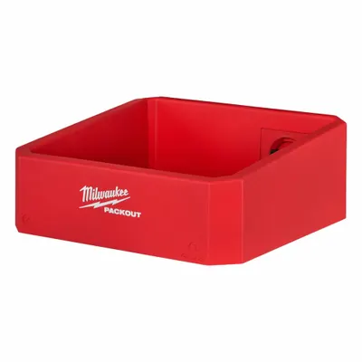 MILWAUKEE PACKOUT Compact Shelf: 9 1/2 in W x 3 1/2 in H x 3 5/8 in L, Polymer - PACKOUT Tool Racks, Shelves & Holders