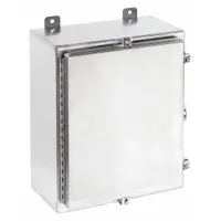 WIEGMANN Enclosure: 304 Stainless Steel, 20 in x 16 in x 8 in, NEMA 12/13/3R/4/4X, Solid Cover (MPN SSN4201608)