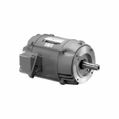U.S. MOTORS Motor: Rigid Base Mount, Open Drip Proof, 1/3 hp, 208-230/460V AC - C-Face 3-Phase General Purpose AC Motors