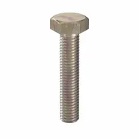 Metric hex head cap screw, M10 thread, 50 mm length, fully threaded. Manufactured from Class 10.9 steel with zinc yellow finish. Meets DIN 961 dimensional and ISO 898 material standards. Supplied in a 50-piece pack. Suitable for general fastening applications requiring high tensile strength