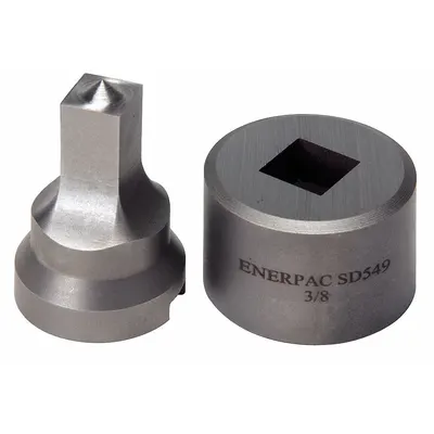 ENERPAC Punch and Die Set: 5/16 in Bolt Size (In.), 0.31 Cold Rolled C-1018 - Hand and Power Tools