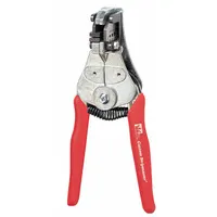 Wire Stripper: 26 AWG to 16 AWG, 6 1/2 in Overall Lg, Insulated, Std Cushion Grip, 26 AWG to 16 AWG (MPN 45-174)