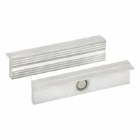 WESTWARD Magnetic Jaw Cap: Aluminum, For 5 in Vise Jaw Wd, 5 in Jaw Cap Wd, Any Vise Type