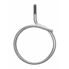 Galvanized steel stud mount for securing low-voltage cable and conduit. Compatible with 1-1/4 in trade size conduit and pipe. Features #10-24 thread size and 50 lb load capacity. cULus listed.