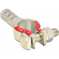 ECO-MAX Battery Terminal: Straight, Crimp, 4 ga, Gray Color, Positive, Copper/Tin, 1 in Overall Wd (MPN 058417-1)