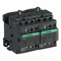 SCHNEIDER IEC Magnetic Contactor: Reversing, 3 Poles, 3NO Contacts, 18 A, 24V AC Coil (MPN LC2D18B7V)