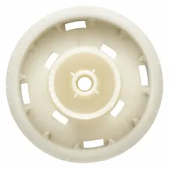 Timer knob for Whirlpool washing machines and dryers, used to select wash or dry cycles. Replaces the original part to restore proper cycle control.