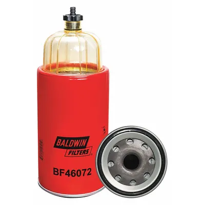 BALDWIN FILTERS Fuel Filter: Spin-On, 4 1/16 in Outside Dia, 4 1/16 in Inside Dia - Spin-On Fuel Filters