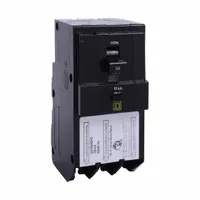 SQUARE D Miniature Circuit Breaker: 50 A, 240V AC, Three Phase, 10kA at 240V AC, 3 Poles (MPN QO350EPD)