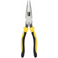 Needle Nose Plier: 1 1/4 in Max Jaw Opening, 8 5/8 in Overall Lg, 2 3/8 in Jaw Lg, 1/2 in Tip Wd (MPN J203-8)