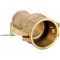 Cam and Groove Coupling: 4 in Coupling Size, 4 in Hose Fitting Size, 6 11/32 in Overall Lg, Nitrile (MPN G400-C-BR)