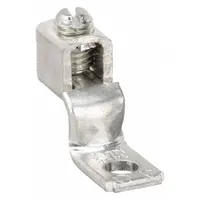 BURNDY Wire Connector: 14 AWG – 6 AWG Wire Sizes, #10 Stud Size, Tin-Plated Copper Lug Body (MPN KLU35TP)