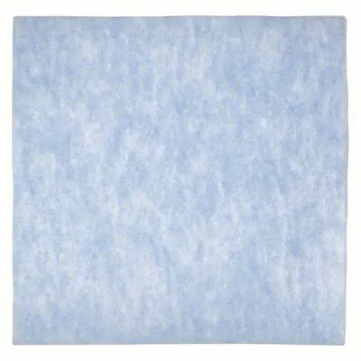OEM Air Filter Pad: 20 in x 25 in x 1/2 in, Polyester, Blue/White - General Use Pads