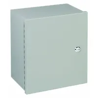 WIEGMANN Enclosure: Steel, 10 in x 8 in x 4 in, NEMA 1, Solid Cover, Hinged, Painted (MPN N1C081004)